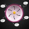 Hamster Running Toy Jogging Wheel Indoor Sport Toy Plastic Small Pet Exercise Running Wheels Pet Supplies