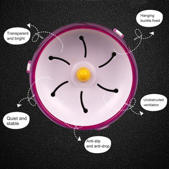 Hamster Running Toy Jogging Wheel Indoor Sport Toy Plastic Small Pet Exercise Running Wheels Pet Supplies