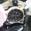 5pcs Set Luxury Watch Man Elegant Double Calendar Waterproof Wristwatch Include Bracelet Box Sports Men's Watches for Movement