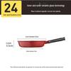 Red Fire Titanium Ceramic Non-Stick Frying Pan