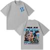 Rapper Jul T-shirt con Stampa Moda Unisex Hip Hop Estiva Cotone Manica Corta Ampia Casual Gotico Punk Donna e Unisex T-shirt