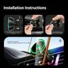 25W Magnetic Wireless Car Charger Stand  Air Cooling RGB Light Phone Holder For Magsafe iPhone 17 16 15 14 13 12 Fast Charging