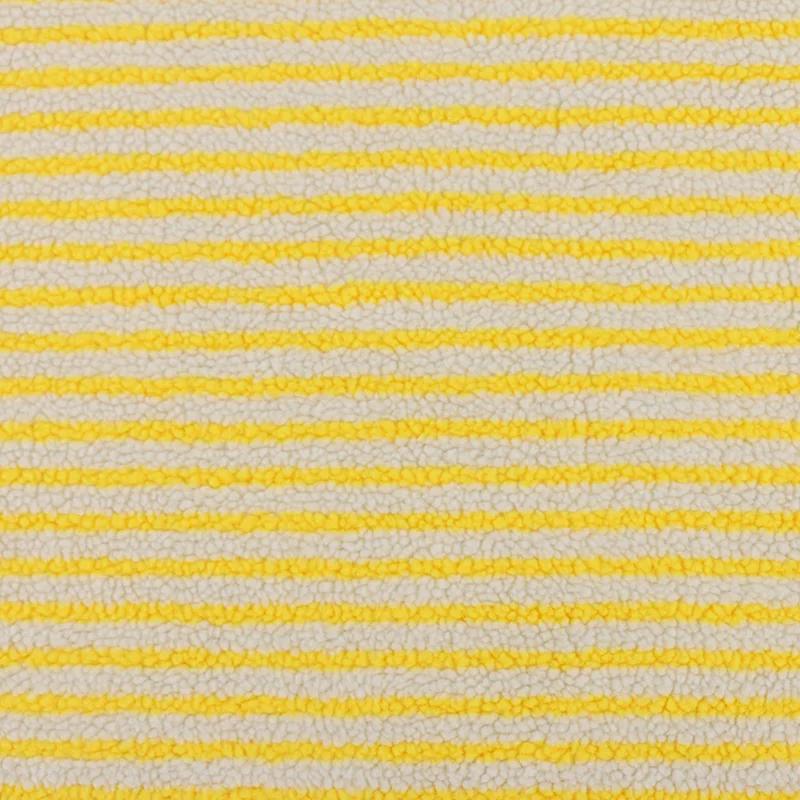 160x45cm Fine Striped Jacquard Lamb Fleece Fabric For Children's Clothing Outerwear, Home Pillows, Handmade DIY Clothing Fabrics