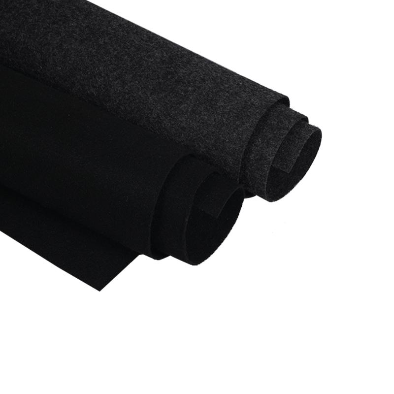Speaker Grill Cloth Chemical Fiber Car Subwoofer Box Sound-Absorbing Board Clothes Anti-Seismic Blanket Felt Gray/Black