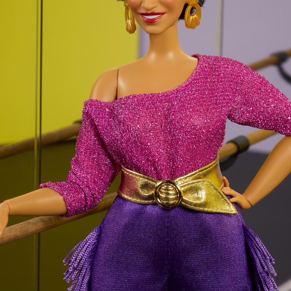 Barbie Debbie Allen Signature Black Doll House for Ages Dress-Up & 6+ (Purple JBJ24)