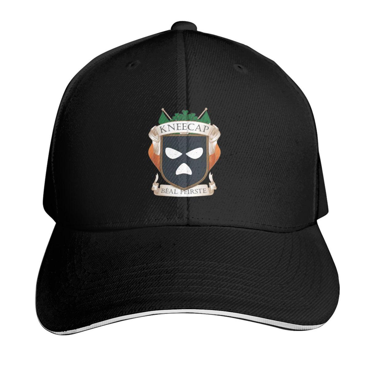 

Kneecap Beal Feirste Belfast Gaeilge Crest Cap Fashion Casual Baseball Caps Adjustable Hat Hip Hop Summer Unisex Baseball Hats One Size