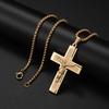 Personality Creative Design Religious Jesus Christ Cross Pendant Amulet Simple Men's and Women's Necklace