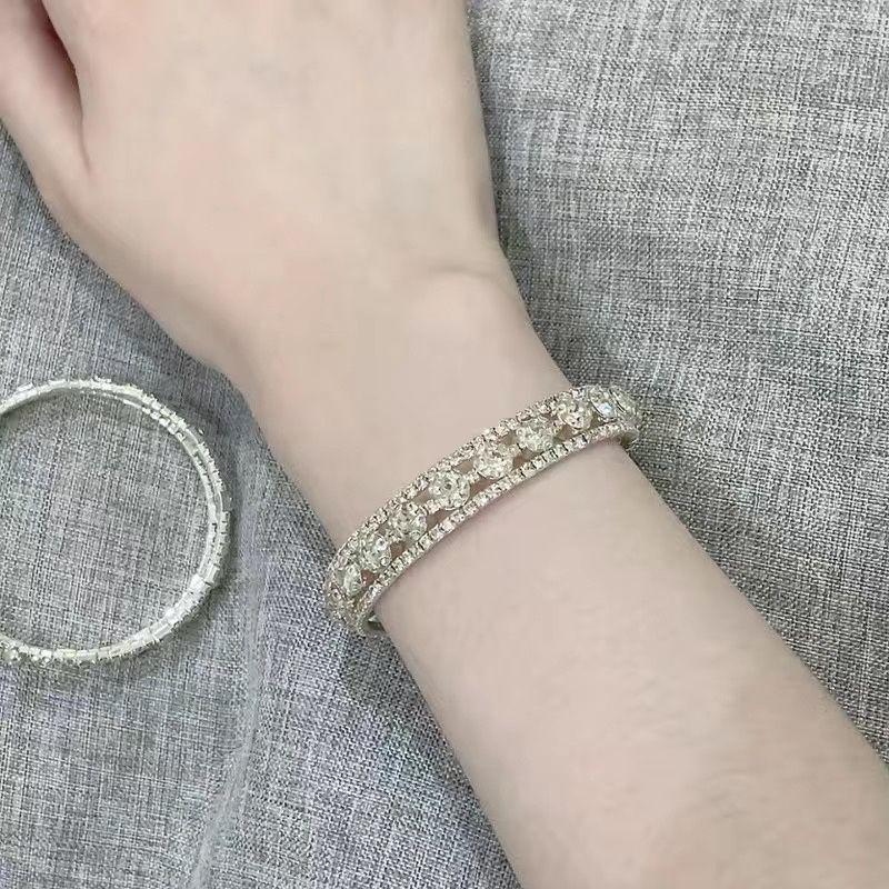 Temperamental Socialite: Sparkling Diamond Disco Rhinestone Bracelet