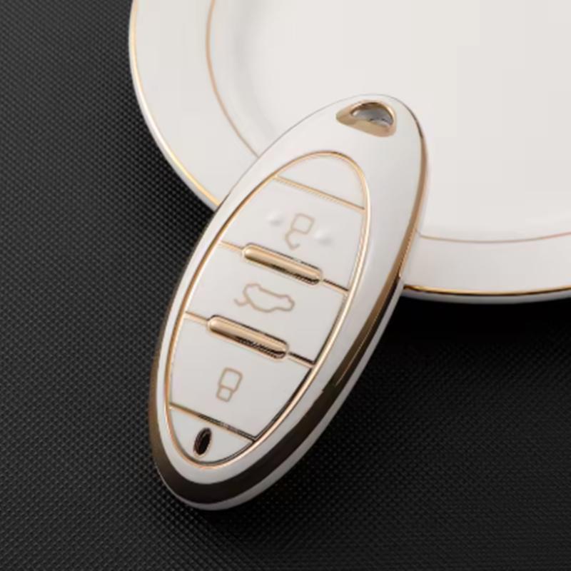 TPU Car Key Cover Smart Remote Fobs Key Case Protector Keychain Holder for FAW Besturn T77 Pro B70 T99 T55 T33 Auto Accessories