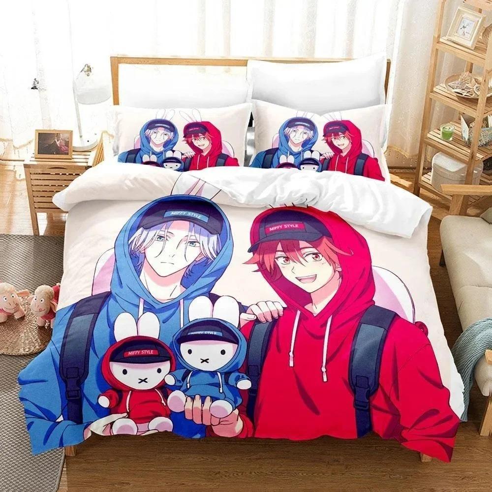Fashion 3D Print Anime Sk8 The Infinity Bedding Set Single Twin Full Queen King Size Bed Set Adult Kid Bedroom Duvet Cover Sets