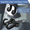 2PCS Car Seat Headrest Hook Auto Storage Organizer 2 in 1 Car Dual Headrest Hooks Car Hooks Universal Vehicle Accessories