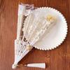 Faltbarer Weißer Spitzenfächer Handheld Lolita Cosplay Barock Rose Schwarz Faltbarer Vintage-Fächer für Party Hochzeit Tanz Dekoration