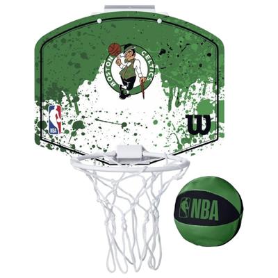 Wilson Mini aro de baloncesto unisex de color verde de los Boston Celtics del equipo de la NBA