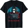 Unisex T-shirt Hacker Sunglasses Hacker Anonymous Hacker T-Shirt
