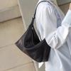 Leather First Layer Vegetable Tanned Cowhide Hobo Shoulder Armpit Bag Women'S Niche High-End Messenger Dumpling Bag