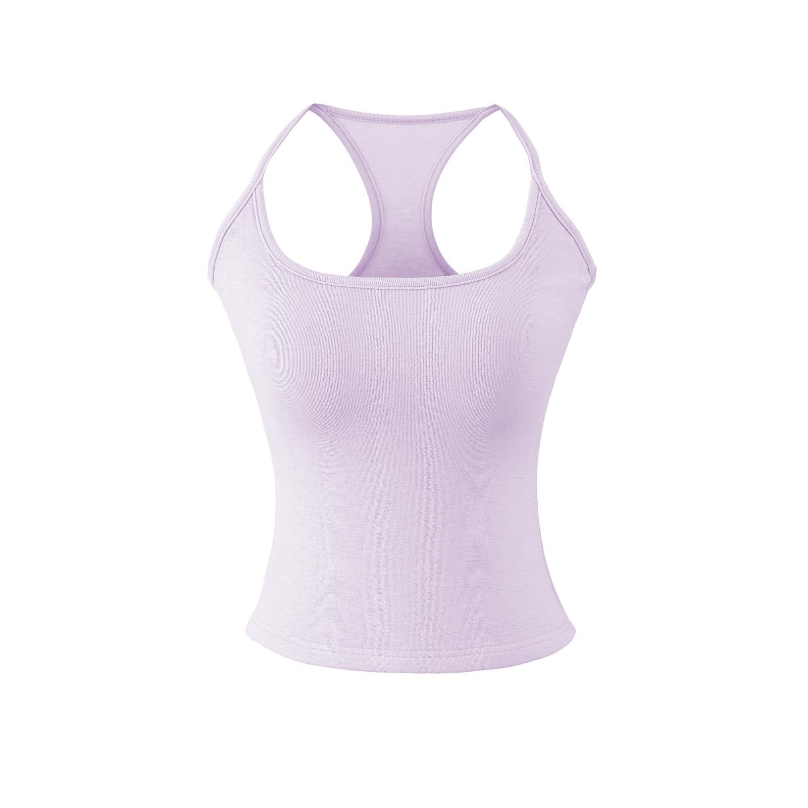 Women s Spicy American U-Neck Ribbed Tank Top - Slim Fit, Spaghetti Strap, Solid Color, Summer Camisole Small