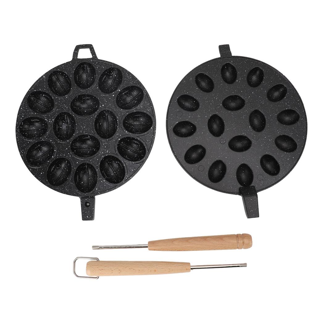 Cookie Moulding 16 Hole Non Stick Oval Shaped Cookie Moulding Maker for Home Bakery Bakery Supplies