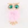 Crystal Owl Car Air Freshener Diamond Villus Owl Car Perfume Air Vent Clip Auto Accessories Interior Woman Aromatherapy Ornament