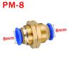 5PCS 4/6/8/10/12mm OD Tube Pneumatic Fitting Pipe Air Connector Push To Connect Quick Release Plastic Air Hose Push In Tube