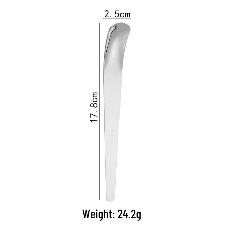 ZISIZ Stainless Steel Long Handle Ice Cream Spoons