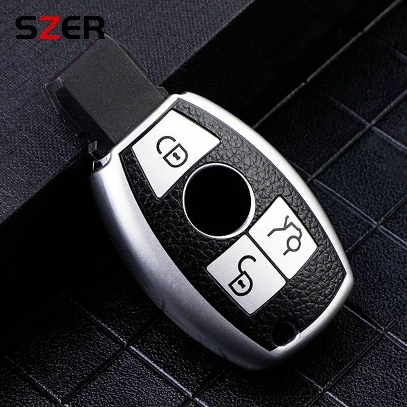 TPU Car Remote Key Case Cover Shell Fob for Mercedes Benz A B C E R Class GLS GLA GLK GLC CLS CLA AMG W204 W205 W212 W463 W176
