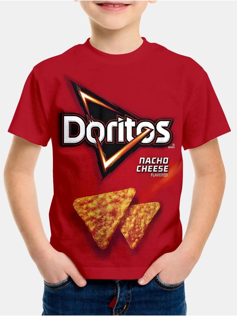 Μοντέρνα Παιδική Μπλούζα T-Shirt 3D Εκτύπωση Στρογγυλή Λαιμόκοψη Κοντομάνικη Για Αγόρια Κορίτσια Παιδιά Καθημερινά Τοπ