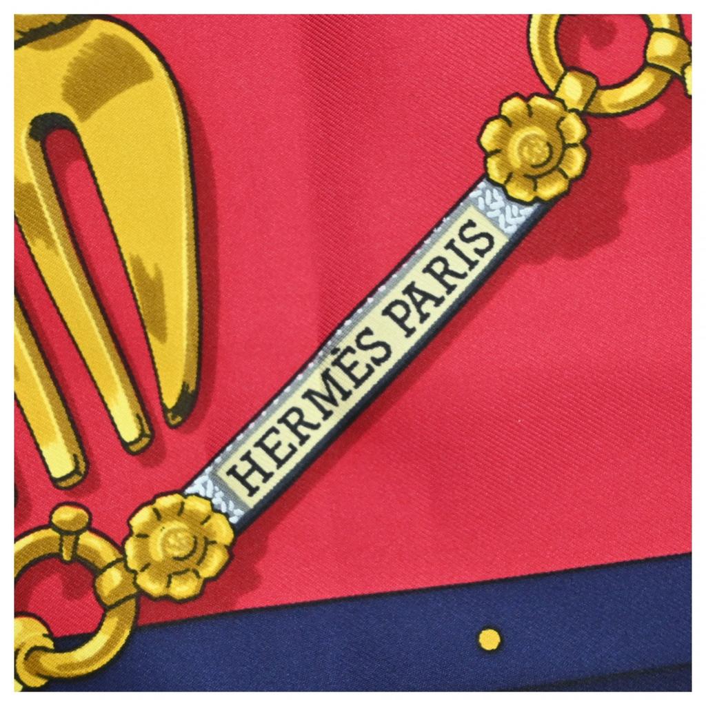 Auth HERMES Carre 90 Scarf Memoire d'Hermes Silk he8813jh Used