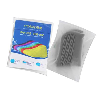 1 Pair Waterproof Silicone Shoe Cover Resuable Outdoor Rainproof Rain Shoe Covers for Men Women