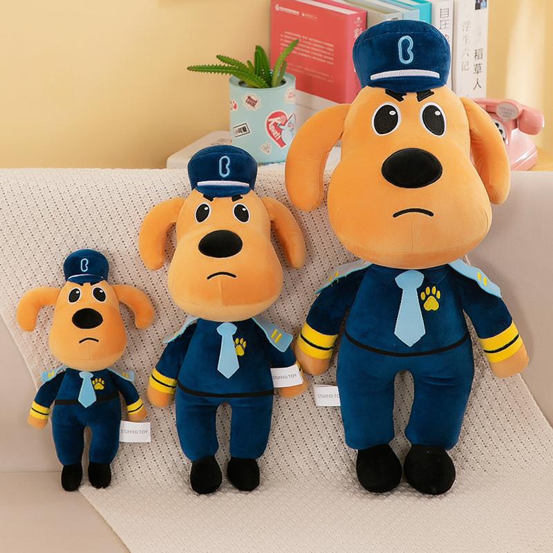 Safety Sheriff Labrador Doll Plush Toy Fan Gift Ornaments Home Pillow