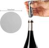 10/20pcs/ Set Silver Aluminum Foil Wine Pourer Disc Foldable Flexible Reusable Mini Drip Stop Pour Spouts Dis