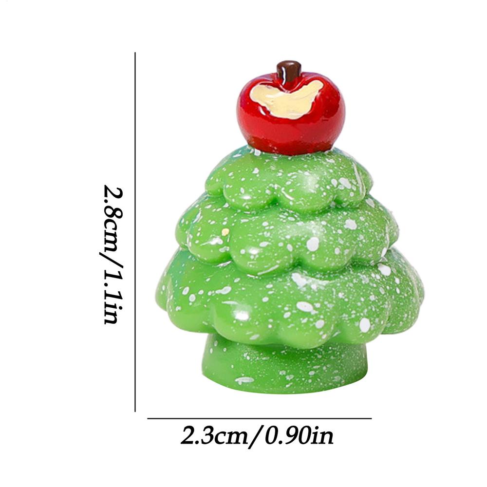 Mini Christmas Tree Decor Creative Table Statue Tabletop Little Christmas Tree Ornament For Room Mantel Shelf Tiered Tray Porch