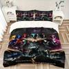 3pcs Power Rangers Themed Design Quilt Set - Soft and Comfortable Bedroom, Guest Room and Dorm Decor Bedding Set 1 Quilt Cover + 2 Pillowcases.F063