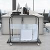 Large Capacity Rolling Cart, Folding Table Cart, Folding Table Trolley, 1*Folding Table Cart 1*English Manual 4* Wheels