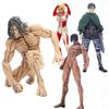 15cm The Founding Titan Figurine Levi Ackerman Figure Attack On Titan Anime Figure Eren Jaeger Shingeki No Kyojin Model Toys