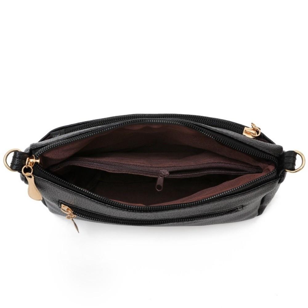 Fashion Handbag Women's Bags Large Capacity Solid Color Messegner Bags PU Leather Crossbody Bag Female
