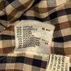 Aquascutum Stainless Collar Coat Navy Back Check Men's Used