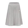 E.PARCA Knit Pleated Skirt (Gray)