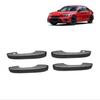 For Honda Civic 2022 11th Carbon Fiber 4X Exterior Door Handle Cover Trim