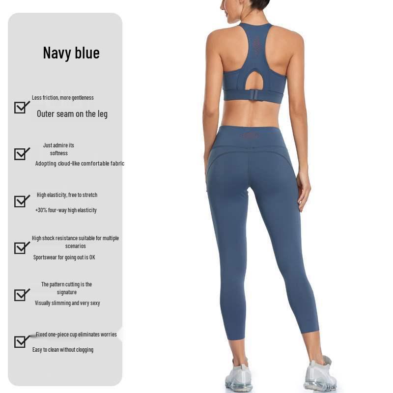 

Комплект женской спортивной одежды больших размеров для йоги и фитнеса с быстрой сушкой XL