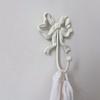 Pack of 2 Functional Bows Shaped Hooks Cast Iron for Wall Organization Space Saving Kitchen Hallway Closet Hanger
