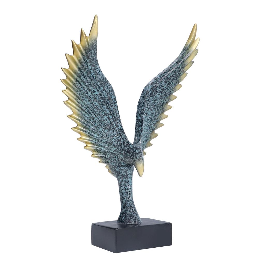 Nordische Flügelstatue Harzskulptur Statuenornamente Moderne Wohnzimmerdekoration Desktop Abstrakt