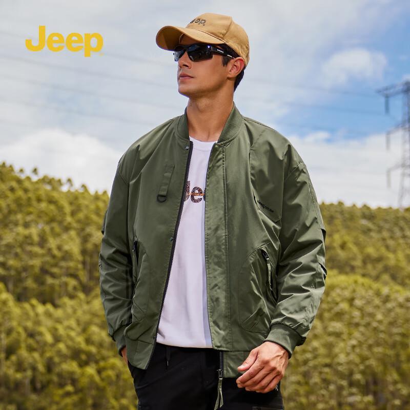 Jeep Men's Workwear Baseball Collar Jacket P843MWJ311