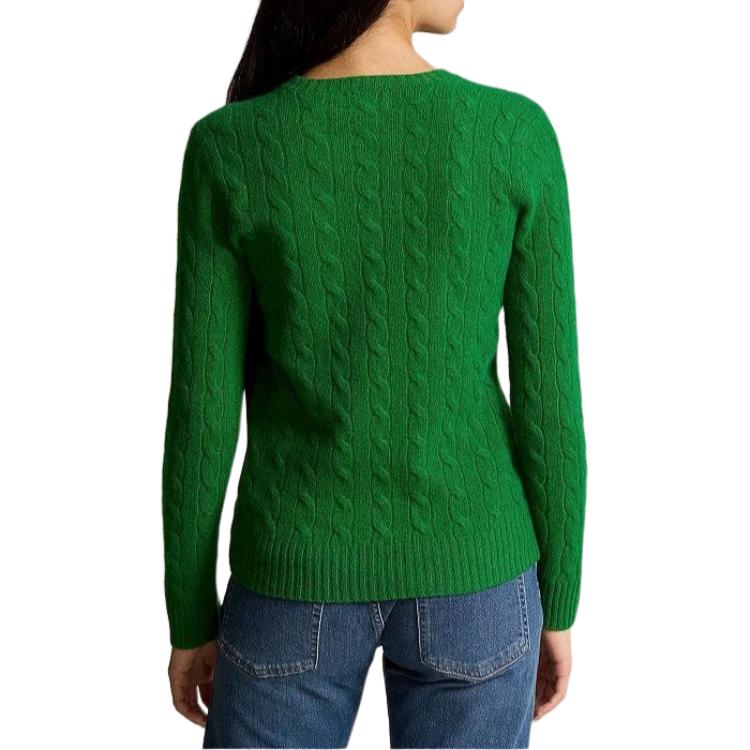 Polo Ralph Lauren Crew Neck Solid Color Long Sleeve Sweater Women sweater 211882916-501