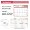2027 Creative English Wall Calendar: Plan, Check-in, Memo & Customizable