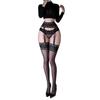Sex stockings Sexy suspenders Integrated socks Black silk fishing net socks Stockings Royal sister pure desire large size thin hot net socks