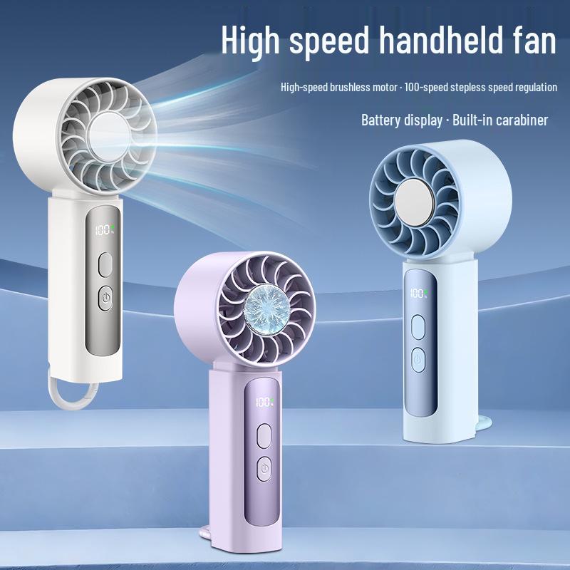 Handheld Turbo Mini Fan with USB Charging and High-Speed Semiconductor Cooling (2026)