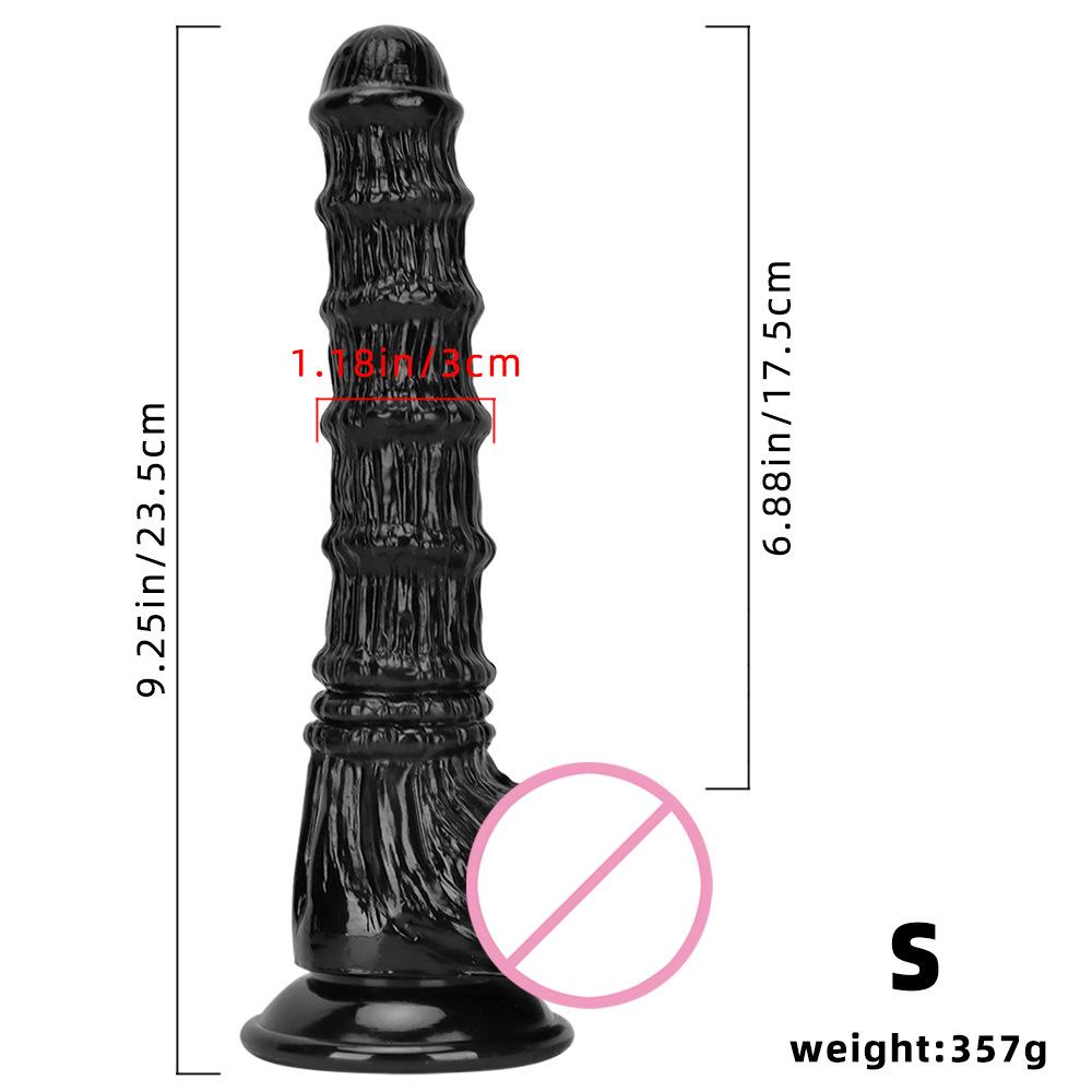 Black Horse Penis for Men and Women  Oversized Anal Plug Anal Plug  Masturbator  Simulated Penis Anal Expansion Device