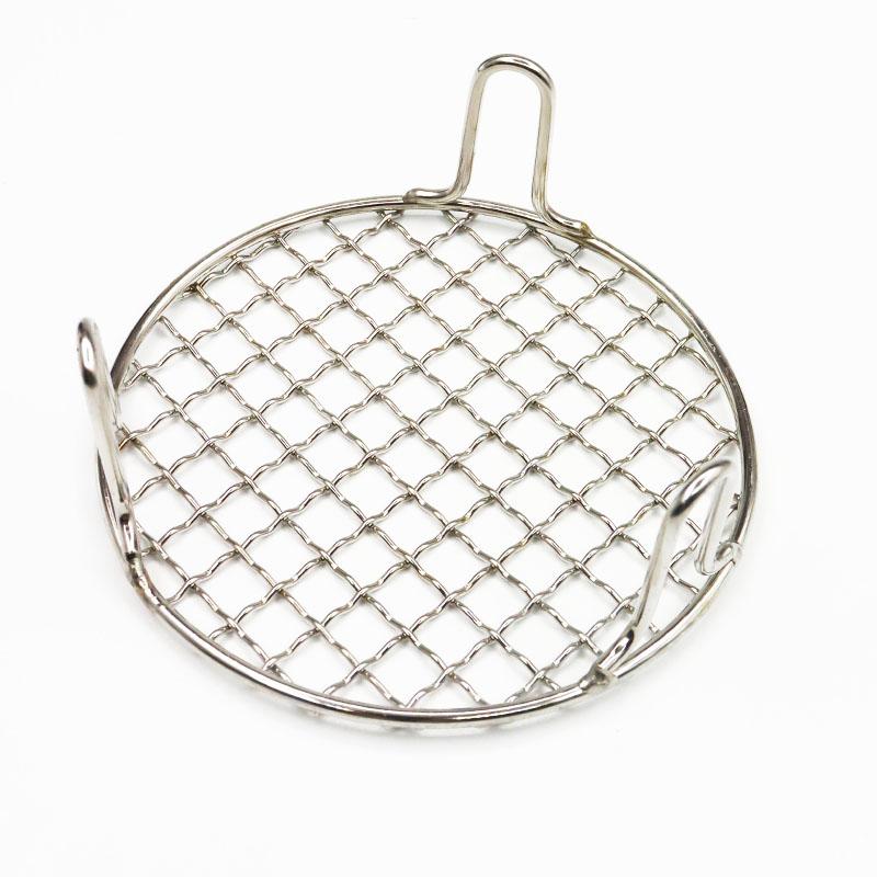 Food Grade 304 Stainless Steel Square Grill Mesh Pork Smoking Rack Charcoal Grill Cooking Tool for Indoor And Outdoor BBQ