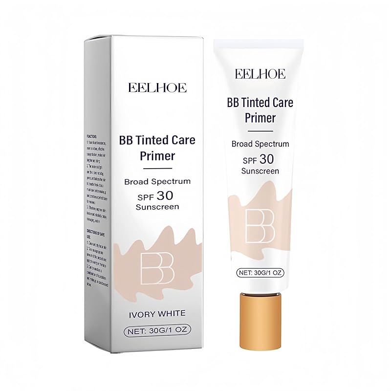 

BB тональный увлажняющий крем SPF 30, Полное покрытие, Цвет кожи светлый-средний, Легкий, Увлажняющий и разглаживающий. (слоновая кость белый) 1 Fl Oz (Pack of 1)