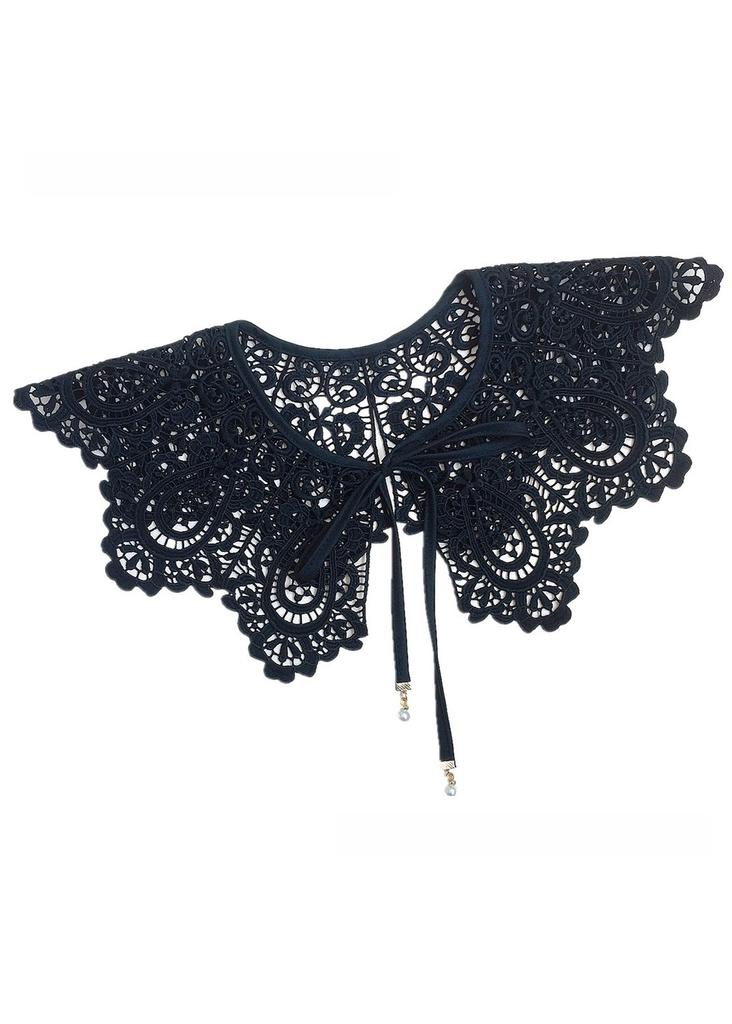 Hanfu Cloud Shoulder Embellishments With Flower Lace For Women Fashion Accessories